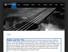 Tablet Screenshot of eddieandthetide.com